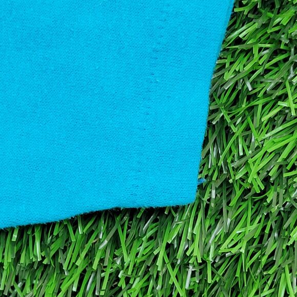 Vintage 80s Army Wife Cropped Shirt Womens XL 22x18 Blue - Picture 10 of 12